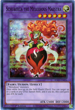 Yugioh! Schuberta the Melodious Maestra RA03-EN034 Super Rare NM/M English - Image 1