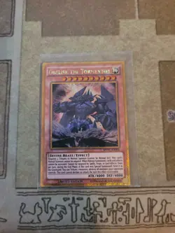 YUGIOH OBELISK THE TORMENTOR MVPC-EN001 GOLD SECRET LIMITED ED VLP - Image 1