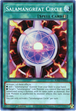 Yugioh! Salamangreat Circle RA03-EN066 Super Rare NM/M Quarter Century Bonanza - Image 1