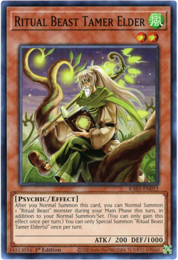 Yugioh! Ritual Beast Tamer Elder RA03-EN012 Super Rare PCR NM/M - Image 1