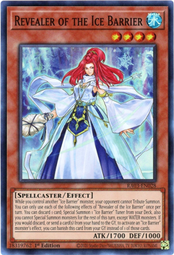 YuGiOh! Revealer of the Ice Barrier RA03-EN028 Super Rare NM/M English - Image 1