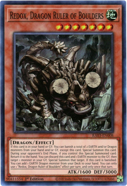 Yugioh! Redox, Dragon Ruler of Boulders RA03-EN008 Super Rare NM/M - Image 1