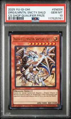 PSA10 Dragon of Illumination Ultra Rare Yugioh Japan Promo Card - Image 1