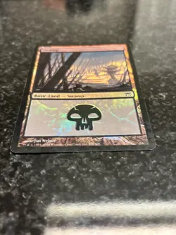 Swamp (296) Champions of Kamigawa Foil LP Magic The Gathering card - Image 3