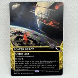 MTG - Power Depot Land Stellar Sights Edge of Eternities MTG Card Borderless NM - Image 1