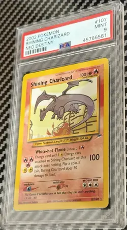 2002 Pokemon Neo Destiny # 107 Shining Charizard PSA 9 Card MINT Trusted Seller! - Image 3