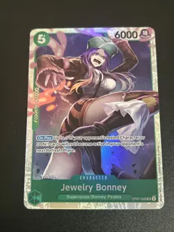 Jewelry Bonney SR OP07-026 500 Years in the Future One Piece Card Game - Image 1