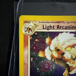 Pokemon Light Arcanine TCG Neo Destiny 12/105 Holo Rare Card with HP - Image 3