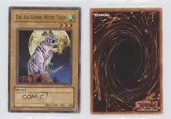 The All-Seeing White Tiger Unlimited YuGiOh Pharaoh's Servant #PSV-093 2002 0xr2 - Image 3