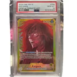 Kalgara OP08-098 Leader Alt Art One Piece Card PSA 10 - Image 1