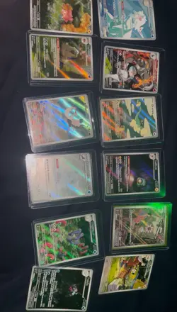 Pokemon TCG Scarlet & Violet 12 Card Illustration Rare Lot - Image 1