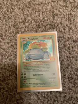 Pokemon TCG: Venusaur 15/102 Celebrations: Classic Collection Holo Card - Image 1
