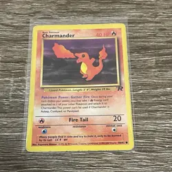 Pokemon Card - 1st Edition French Charmander Salameche 50/82 Team Rocket FR - Image 1