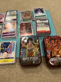 One Piece TCG Japanese Card Lot - 400+ Cards Total! - Image 1