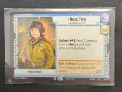 Rose Tico - Saving What We Love 004/262 Star Wars Unlimited TCG Card JTL NM - Image 1