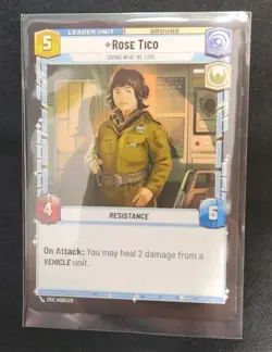 Rose Tico - Saving What We Love 004/262 Star Wars Unlimited TCG Card JTL NM - Image 2