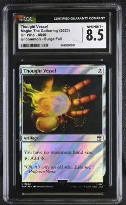 THOUGHT VESSEL Doctor Who Surge Foil CGC 8.5 MTG [Nostalgium] - Image 1