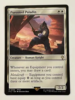 Puresteel Paladin Commander: Final Fantasy Non-Foil Regular MTG - Image 1