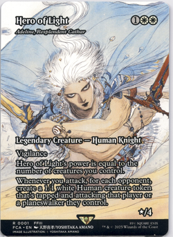Hero of Light - Adeline, Resplendent Cathar (Showcase) (Final Fantasy) [FIN] MTG - Image 1