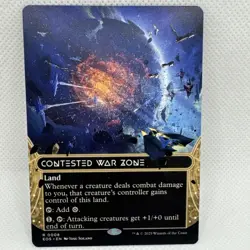 MTG - Contested War Zone - Borderless R MTG Edge of Eternities NM - Image 1