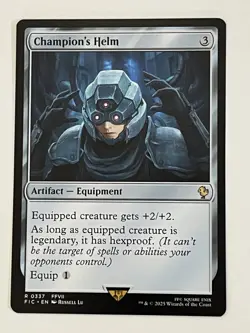 Champion's Helm Commander: Final Fantasy Non-Foil Regular MTG - Image 1