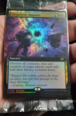 Pack of 12 Singularity Rupture *Buy a Box Promo FOIL* MTG - Image 1