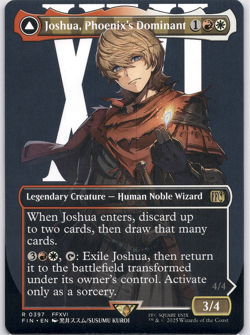 Joshua, Phoenix's Dominant (Borderless) (Final Fantasy) [FIN] (MTG) Magic - Image 1