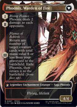 Joshua, Phoenix's Dominant (Borderless) (Final Fantasy) [FIN] (MTG) Magic - Image 2