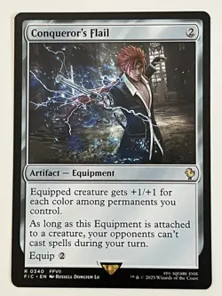 Conqueror's Flail Commander: Final Fantasy Non-Foil Regular MTG - Image 1