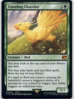Traveling Chocobo (Final Fantasy) [FIN] (MTG) Magic the Gathering - Image 1