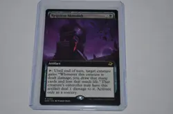 MTG magic EDGE OF ETERNITIES eoe rare REQUIEM MONOLITH #333 extended art - Image 1