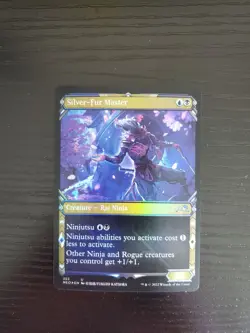 MTG Kamigawa: Neon Dynasty - Silver-Fur Master (353) Showcase FOIL - Image 1
