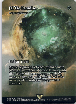 Fal'Cie Paradise - Carpet of Flowers (Showcase) (Final Fantasy) [FIN] (MTG) - Image 1