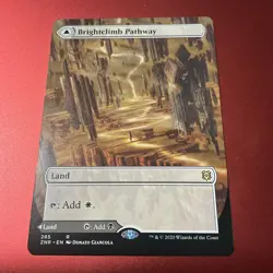 MTG Brightclimb Pathway / Grimclimb Pathway Borderless Zendikar Rising Rare NM - Image 2