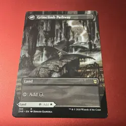 MTG Brightclimb Pathway / Grimclimb Pathway Borderless Zendikar Rising Rare NM - Image 3