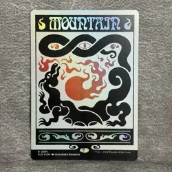 Mountain - Secret Lair SLD #0891 Rainbow Foil NM - MTG Magic Pack Fresh Land - Image 2