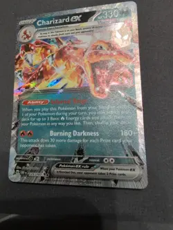 Pokemon TCG SV03 Charizard ex # 125 / 197 Double Rare Near Mint - Image 1