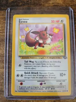1999 Pokemon TCG Jungle Eevee Common 51/64 - Image 1