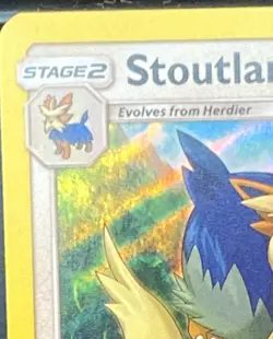 2019 Pokemon, Cosmic Eclipse, #176/236 Stoutland, Holo Rare - Image 4
