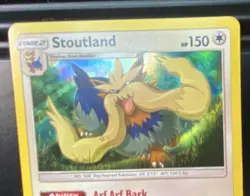 2019 Pokemon, Cosmic Eclipse, #176/236 Stoutland, Holo Rare - Image 5