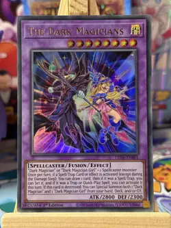 Yugioh The Dark Magicians LED6-EN001 Magical Hero 1st Edition NM - Image 1