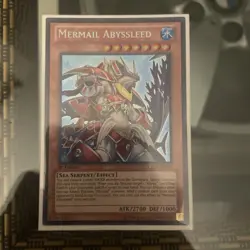 Yugioh Mermail Abyssleed CBLZ-EN034 Secret Rare 1st Ed NM - Image 1