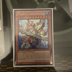 Yugioh! VLP Mermail Abyssmegalo - ABYR-EN020 - Secret Rare - 1st Edition - Image 1
