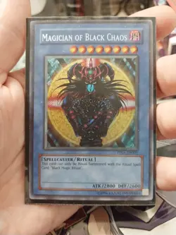 Yugioh Magician of Black Chaos PP01-EN001 Secret Rare Unlimited Edition NM/LP - Image 5