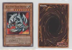 Blue-Eyes Toon Dragon Unlimited YuGiOh Starter Deck Pegasus #SDP-020 2003 1i1o - Image 3