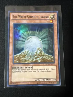The White Stone of Legend - DPKB-EN022 - 1st Edition - Super Rare M/NM Yugioh - Image 1