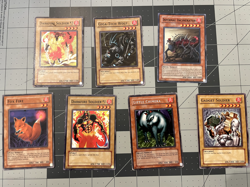 YuGiOh Cards BUNDLE FIRE Monsters (Ungraded, Good Condition) - Image 1