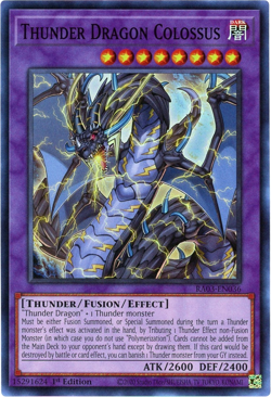 Yugioh! Thunder Dragon Colossus RA03-EN036 Super Rare NM/M English - Image 1