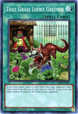 Yugioh! That Grass Looks Greener RA03-EN063 Super Rare NM/M English - Image 1