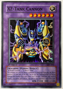 Yugioh MFC-053 XZ-Tank Cannon 1st Ed. Vintage Original NM - Image 1